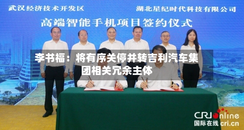 李书福:将有序关停并转吉利汽车集团相关冗余主体-第3张图片