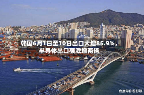 韩国6月1日至10日出口大增85.9%，半导体出口额激增两倍-第3张图片