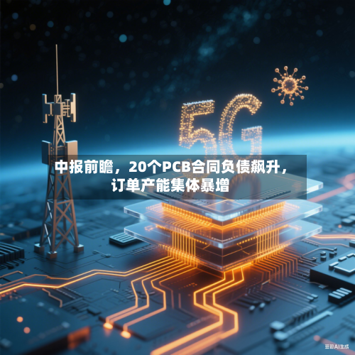 中报前瞻，20个PCB合同负债飙升，订单产能集体暴增
